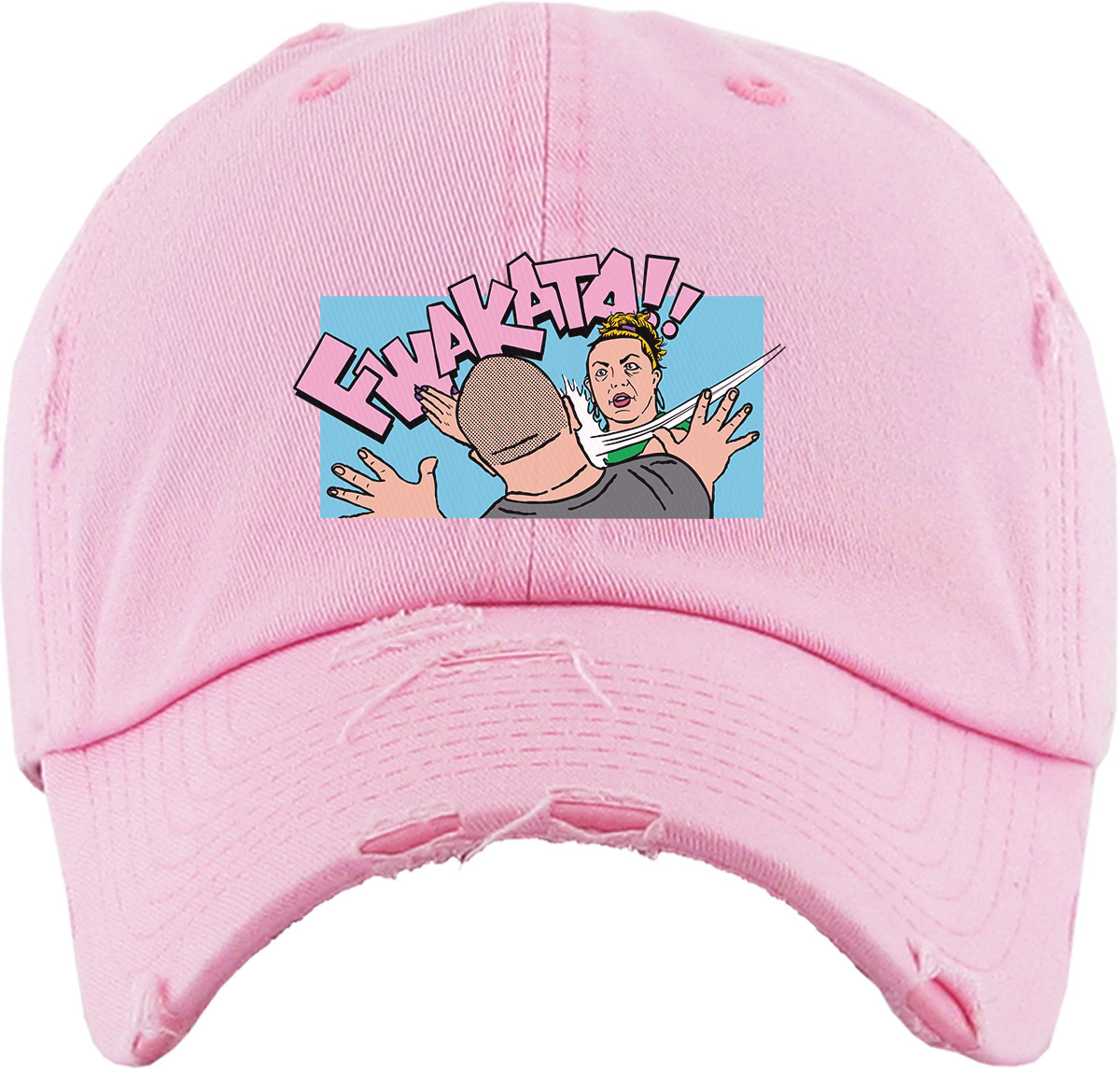 Fwakata Distressed Dad Hat